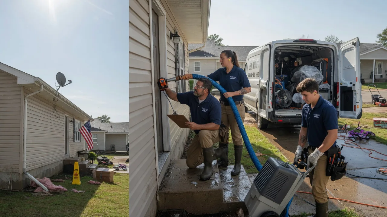 Ceiling Water Damage Restoration in Briggsville, AR near me